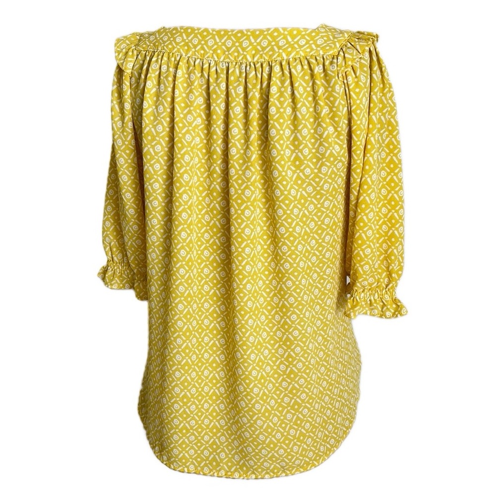 LOFT Outlet Square Neck Puff Sleeve Top - Picture 13 of 13